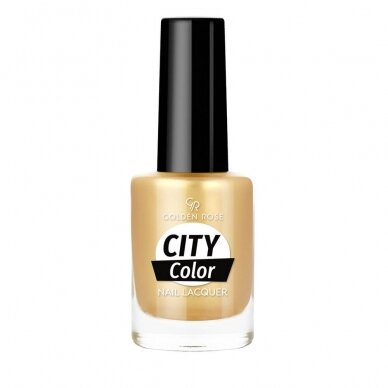 Golden Rose | City Color Nail Lacquer| Šiuolaikiškas nagų lakas 10.2ml Nr. 40