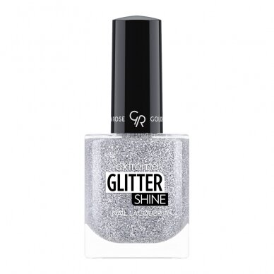 Golden Rose | Extreme Glitter Shine Nail Lacquer | Gelinio efekto nagų lakas 10.2ml Nr. 204