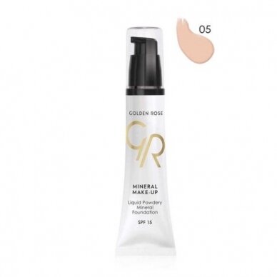 Golden Rose | Liquid Powdery Mineral Foundation | 35ml Nr. 05