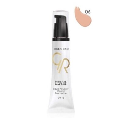 Golden Rose | Liquid Powdery Mineral Foundation | 35ml Nr. 06