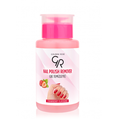 Golden Rose | Nail Polish Remover Strawberry | Pump 50ml