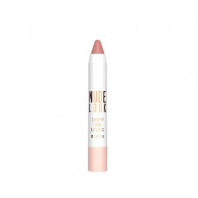 Golden Rose | Nude Look Creamy Shine Lipstick | 3.5g Nr. 02