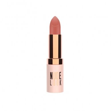 Golden Rose | Nude Look Perfect Matte Lipstick | Tobuli matiniai lūpų dažai 4.2g Nr. 02
