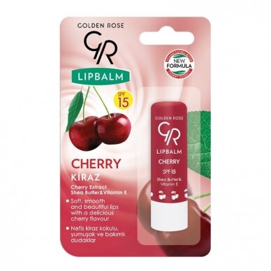 Lūpų balzamas GR SPF15 4.6g Nr.07 Cherry