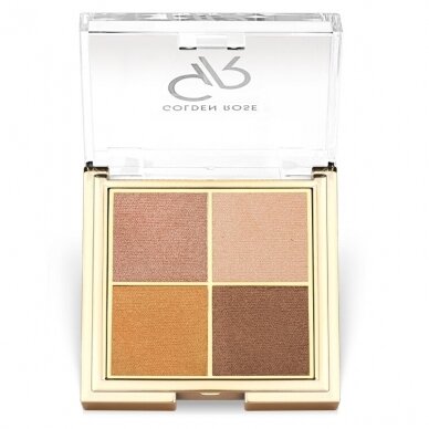 Golden Rose | Quattro Eyeshadow Palette | 8,8g Nr. 07