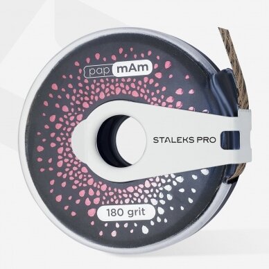 Staleks Pro File Abrasive Refill with Case, 180 Grit Insertable PapmAm