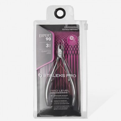 Staleks Pro cuticle nippers Expert 90/3mm 2