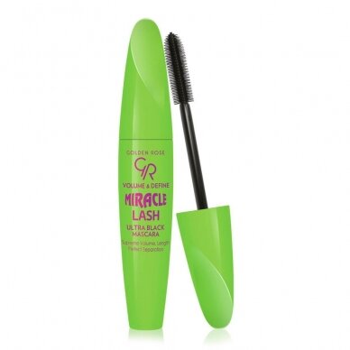 Golden Rose | Volume & Define Miracle Lash Ultra Black Mascara | 9ml